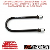 OUTBACK ARMOUR SUSPENSION KIT-REAR EXPD HD FIT NISSAN NAVARA NP300 15+LEAF REAR
